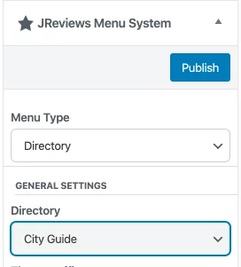 JReviews menu system in WordPress JReviews menu system in WordPress